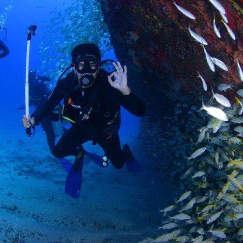 Certificado para submarinismo deportivo